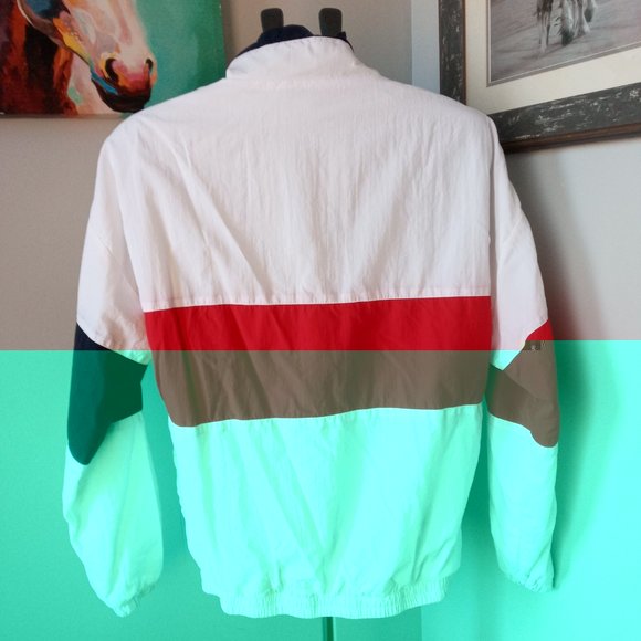 Tommy Hilfiger Archive 90s-inspired classic colour-blocked Jacket Size Large - Picture 5 of 13